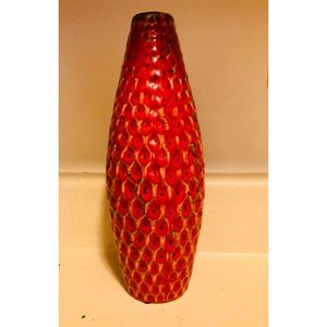 Red Vase